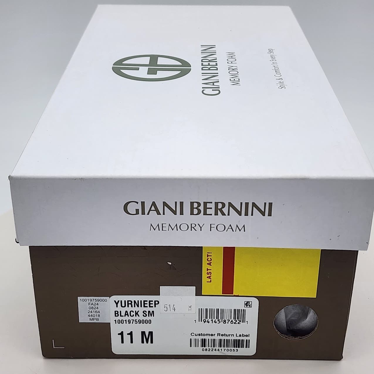 NEW - Giani Bernini YurnieEP Black Thong Slide Sandals Women's 11 M - Thumbnail 7