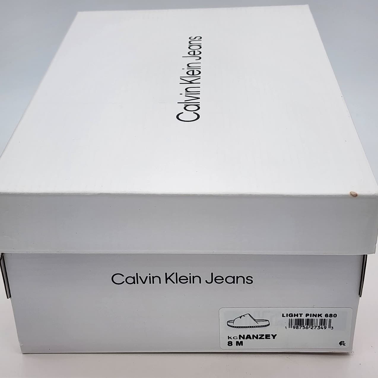NEW Calvin Klein Jeans Nanzey Logo Slide Sandals Light Pink Women's Size 8 M - Thumbnail 9