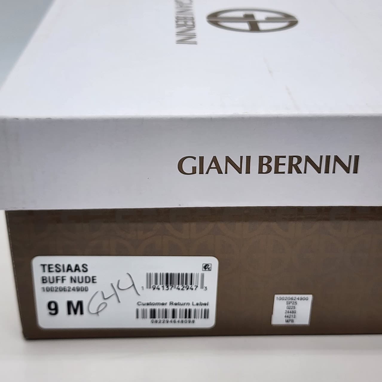NEW - Giani Bernini Tesiaas Buff Nude Mesh Lace-Up Sneakers Women's Size 9 M - Thumbnail 9