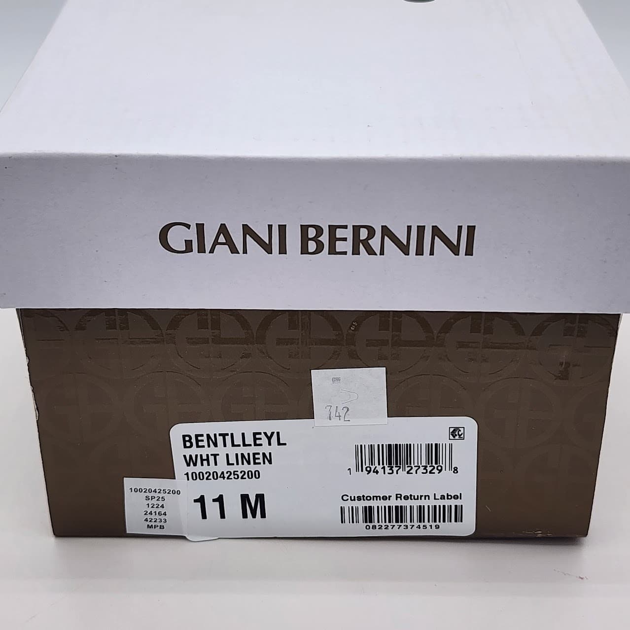 NEW - Giani Bernini Bentlley Women’s White Pointed Toe Flats Slip On Size 11 M - Thumbnail 8