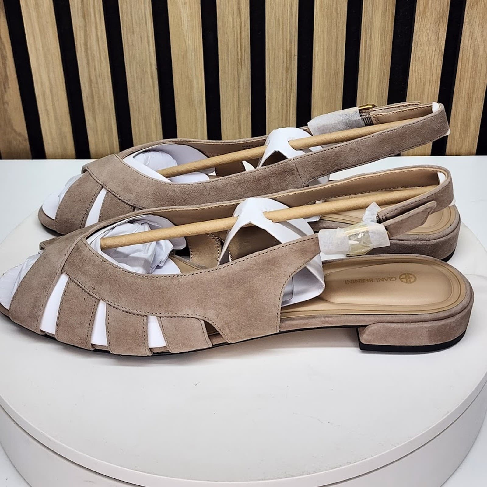 NEW - Giani Bernini Essie Women’s Brown Fisherman Slingback Sandals Size 10.5 - Thumbnail 5