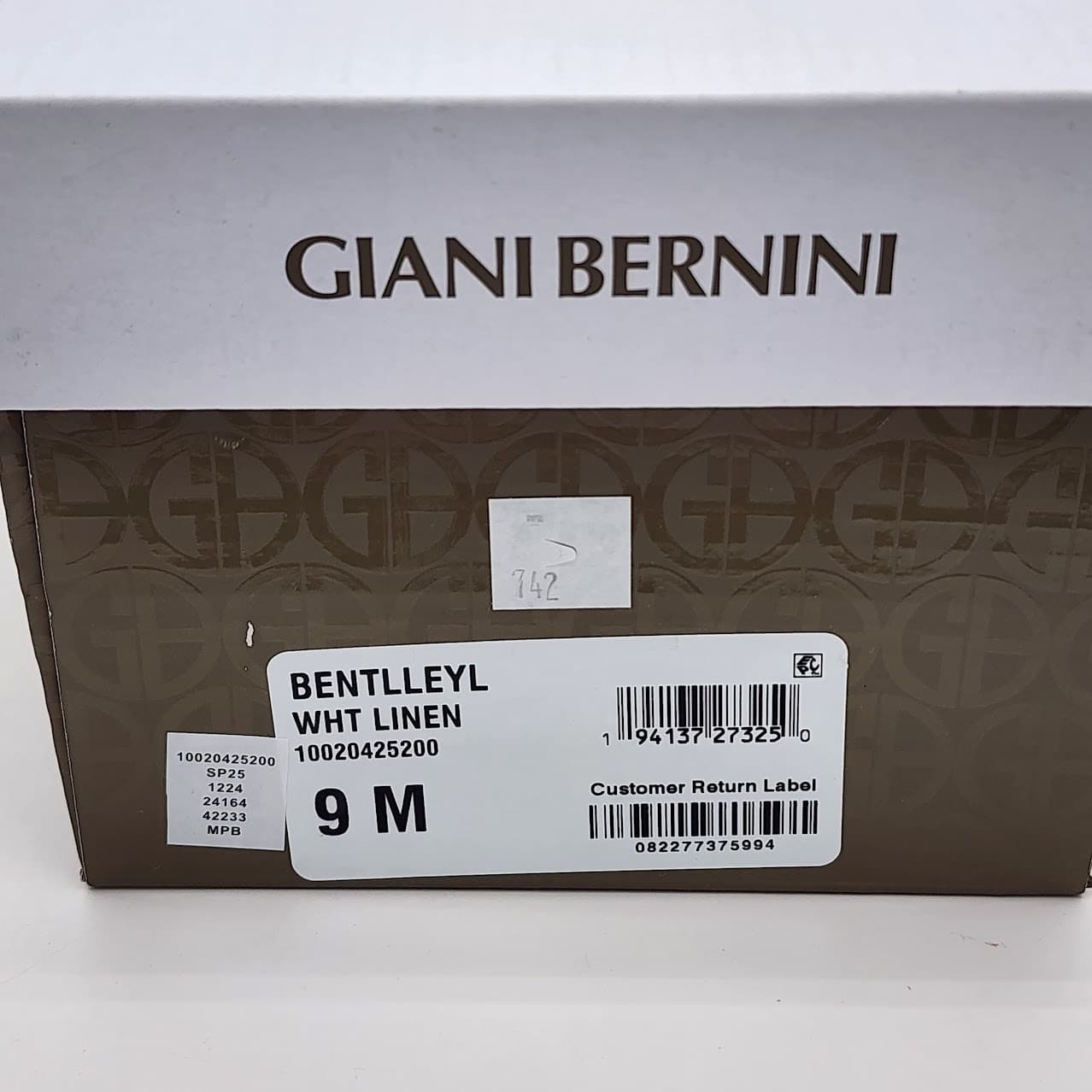 NEW - Giani Bernini Bentlley Women’s White Pointed Toe Flats Slip On Size 9 M - Thumbnail 8