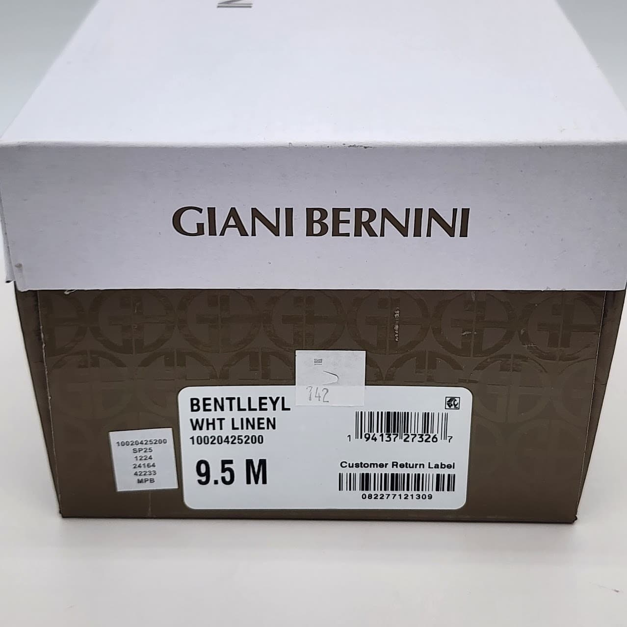 NEW - Giani Bernini Bentlley Women’s White Pointed Toe Flats Slip On Size 9.5 M - Thumbnail 8