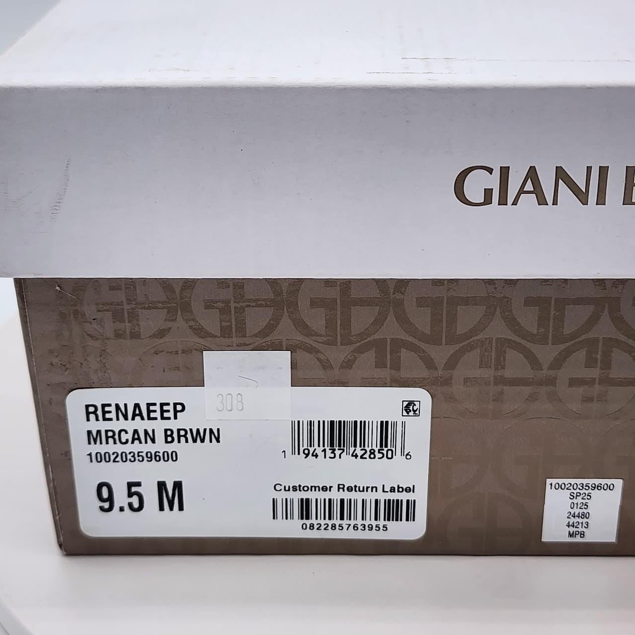 NEW - Giani Bernini Renaee Women’s Brown Woven Block Heel Sandals - Size 9.5 M - Thumbnail 6