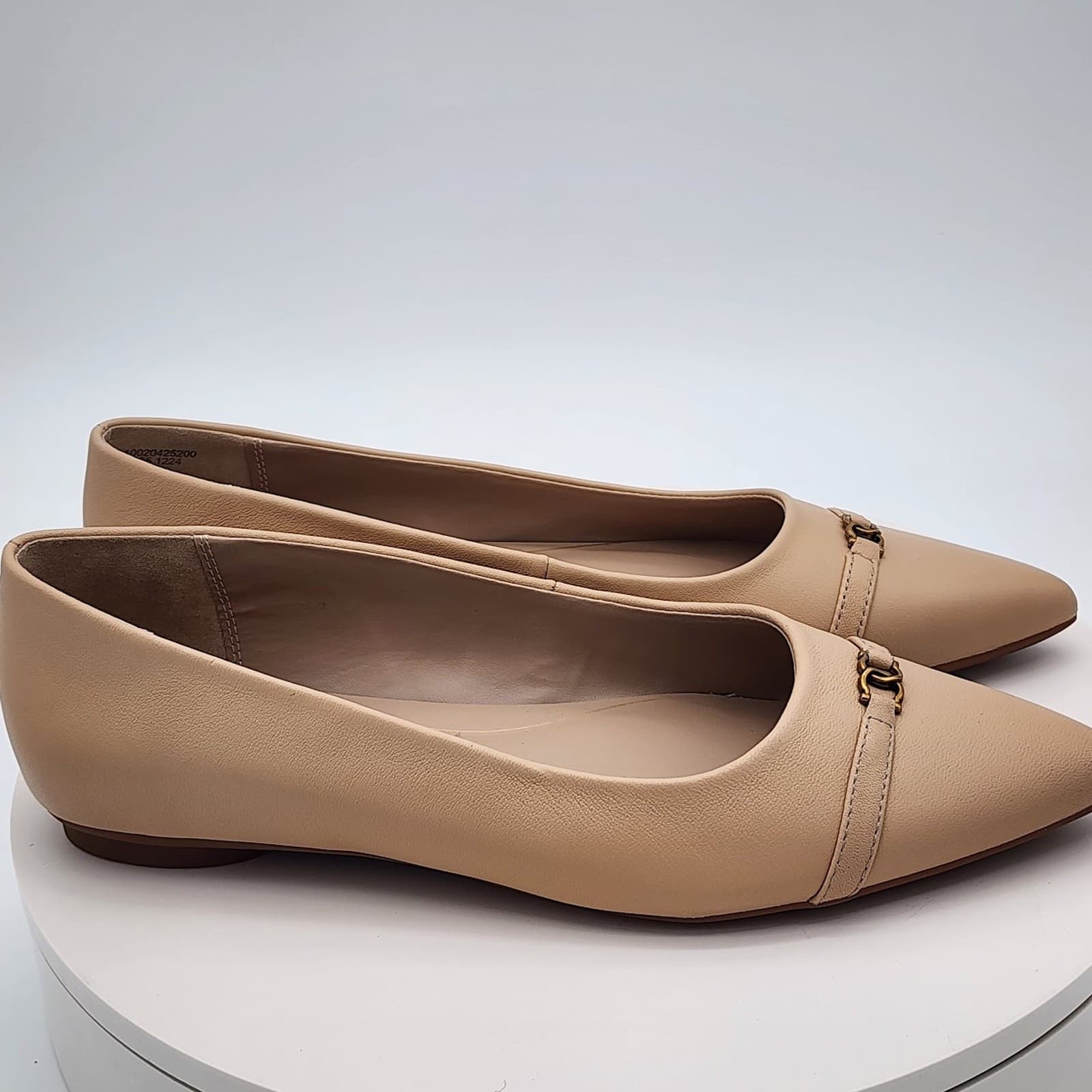 NEW - Giani Bernini Bentlley Women’s Ginger Pointed Toe Flats Slip On Size 9.5 M - Thumbnail 2