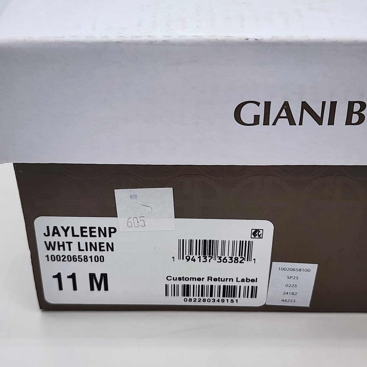 NEW Giani Bernini Jayleenp White Linen Platform Wedge Sandals Women’s 11 M - Thumbnail 8