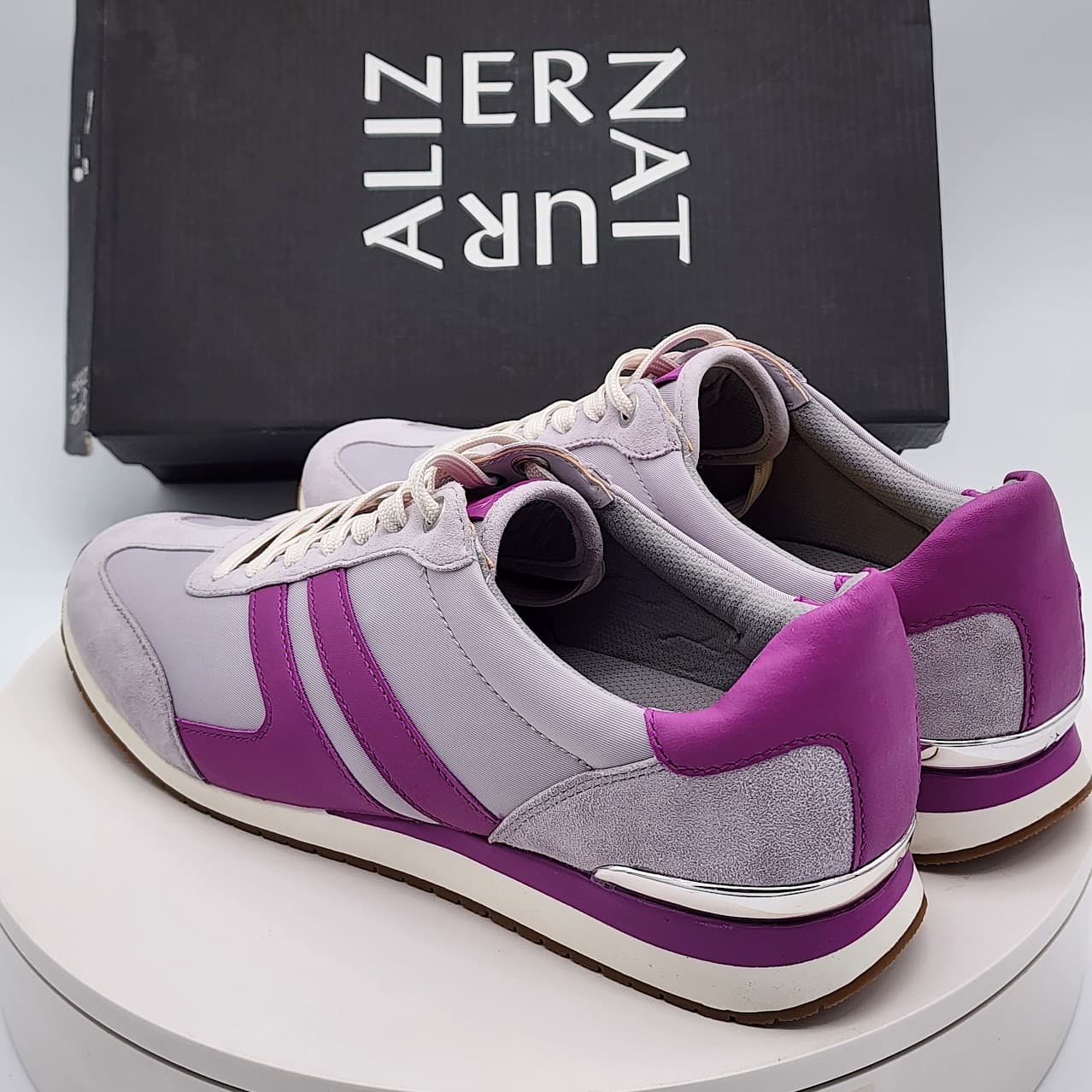 Naturalizer Lorena Lilac Violet Suede Fabric Sneakers Women’s 9.5M - Thumbnail 5