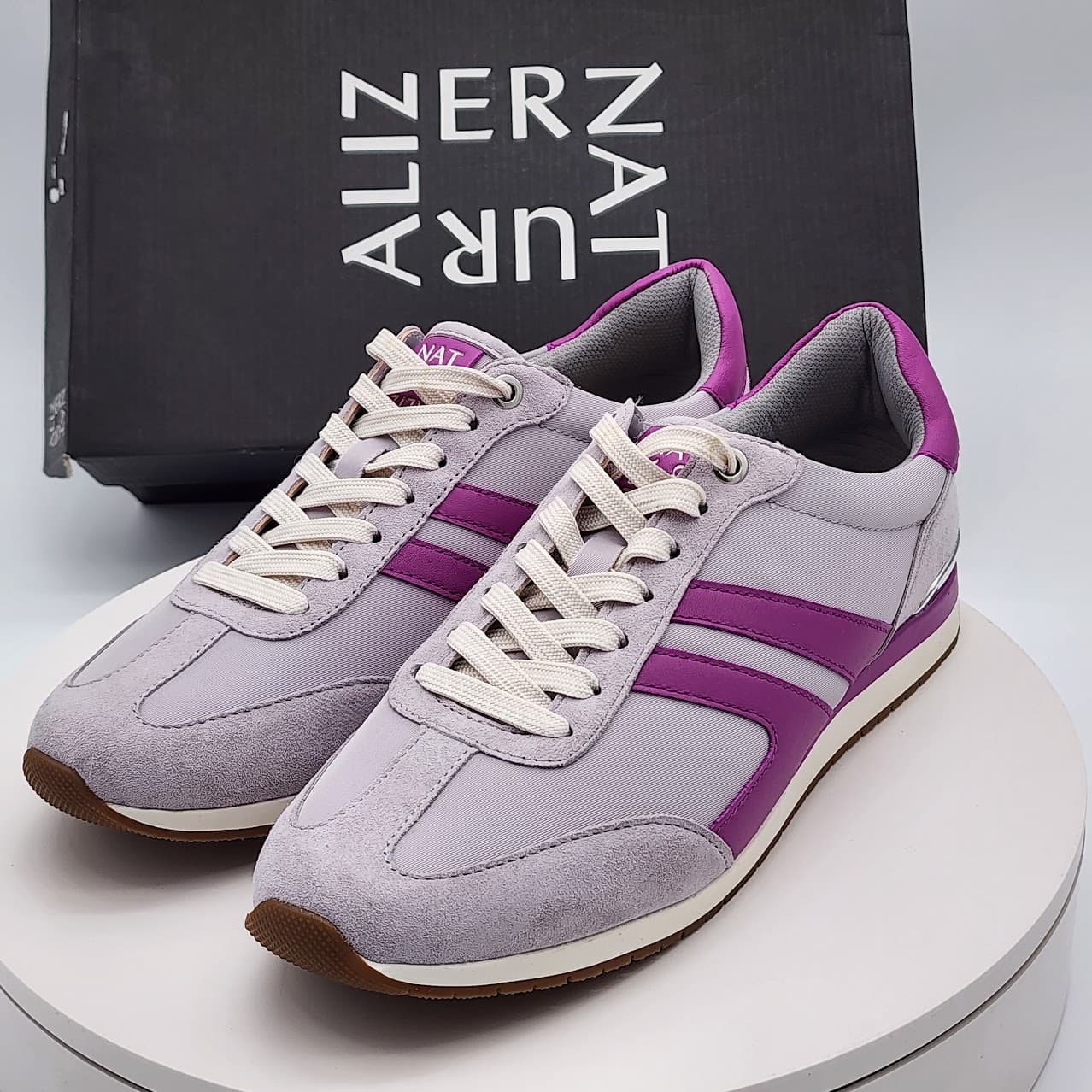 Naturalizer Lorena Lilac Violet Suede Fabric Sneakers Women’s 9.5M - Thumbnail 6