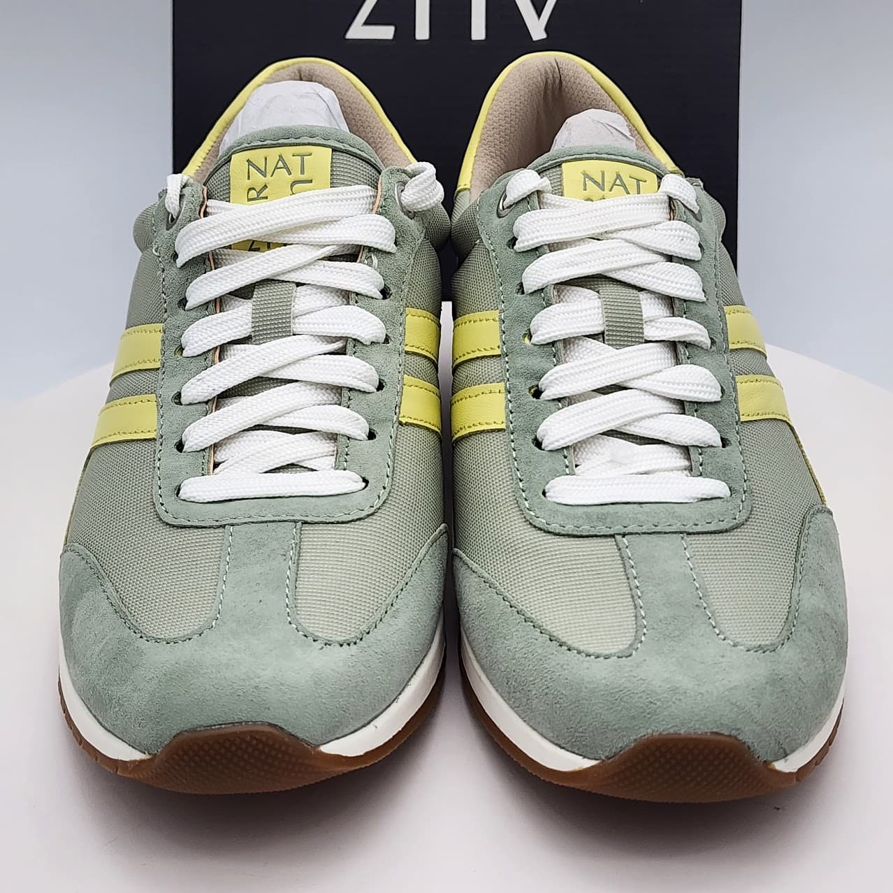 Naturalizer Lorena Pistachio Green Suede Fabric Sneakers Women’s Size 11 M - Thumbnail 6