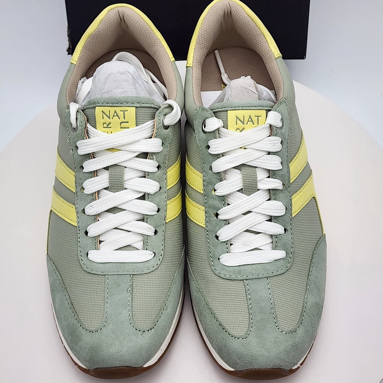 Naturalizer Lorena Pistachio Green Suede Fabric Sneakers Women’s Size 11 M - Thumbnail 7