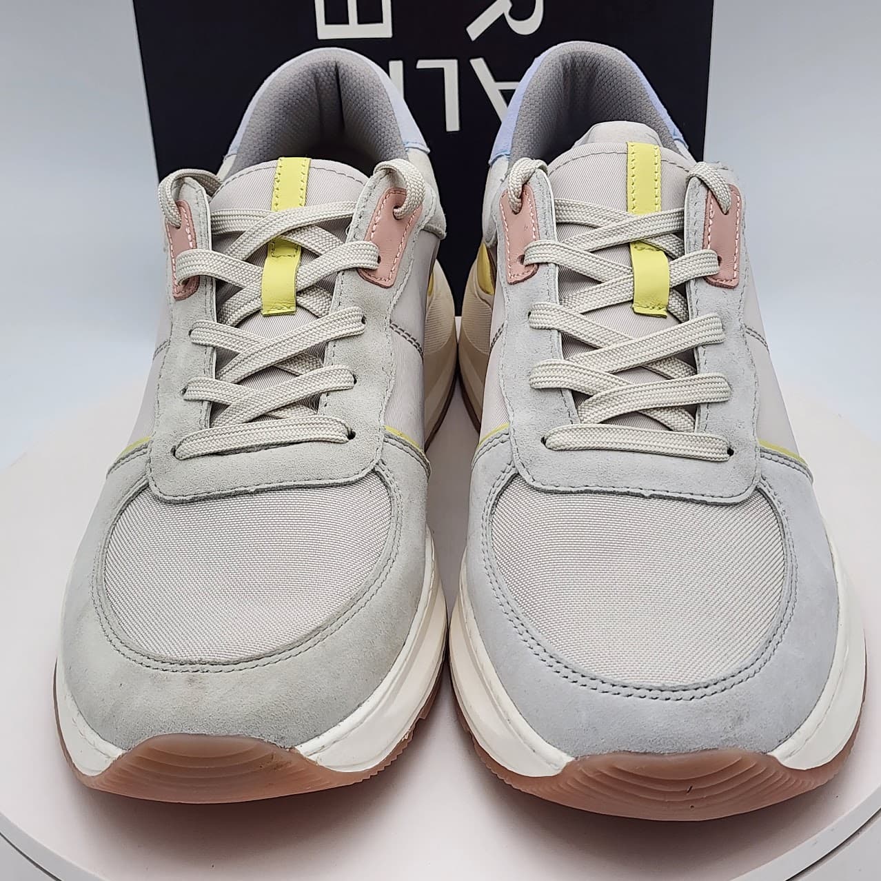 Naturalizer Blossom Mist Grey Lace-Up Wedge Sneakers Women’s Size 12M - Thumbnail 7