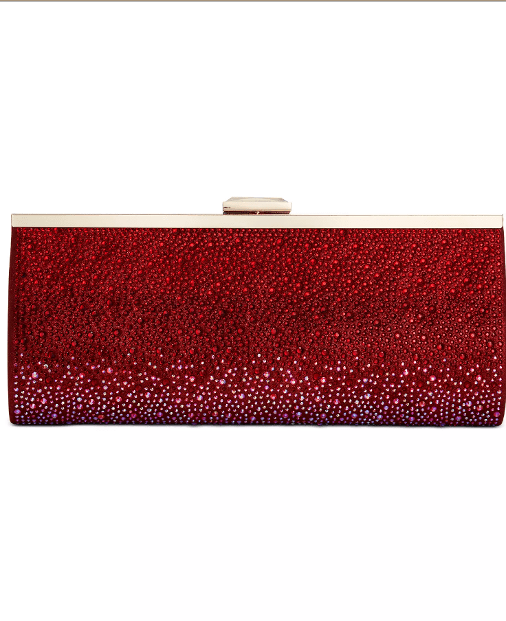 INC International Concepts Ombre Gemstone Carolyn Clutch