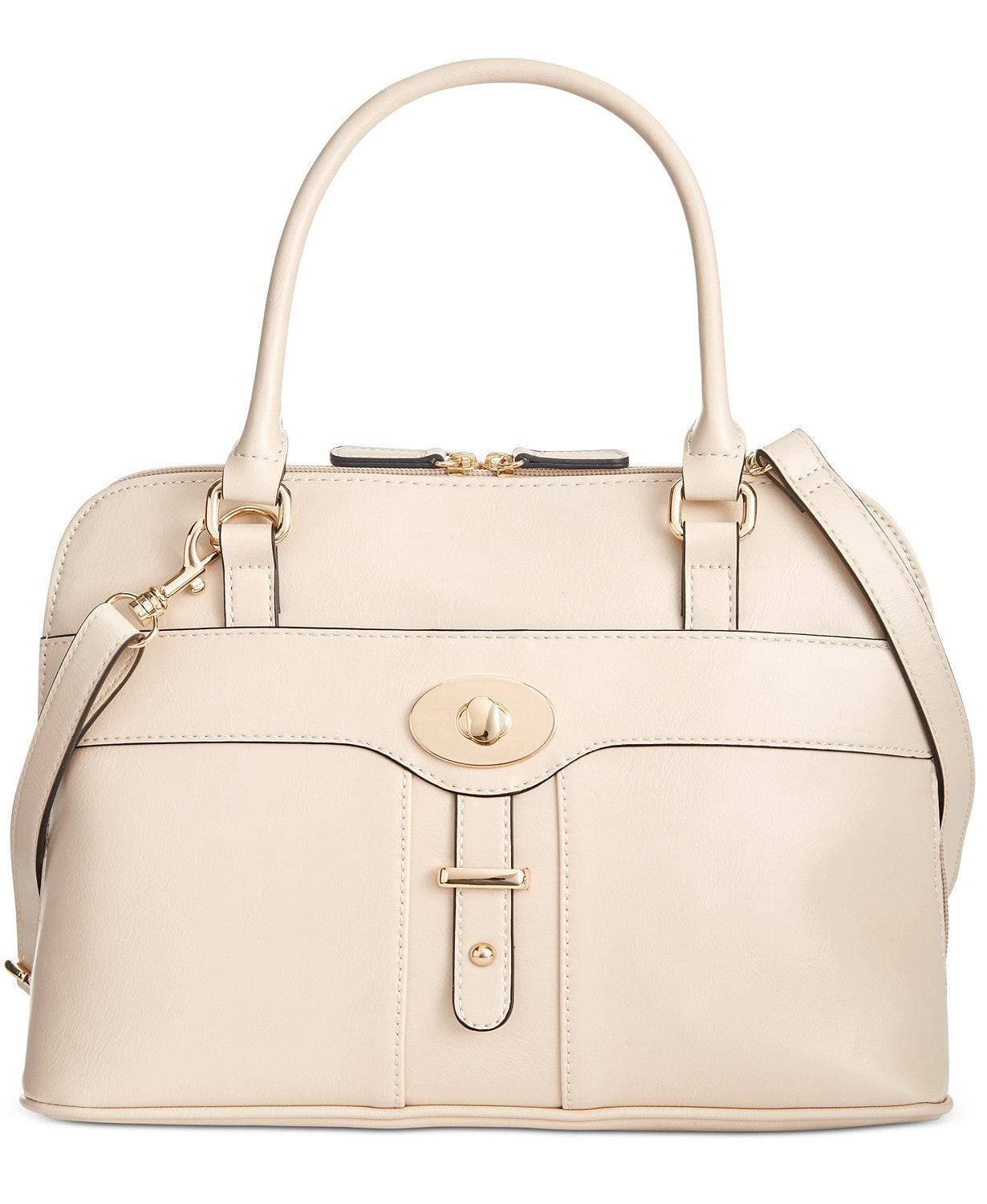 Giani Bernini Turn-Lock Glazed Dome Satchel
