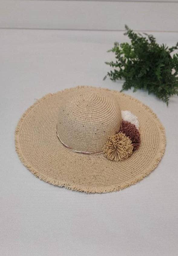 INC International Concepts Pom-Pom Floppy Hat