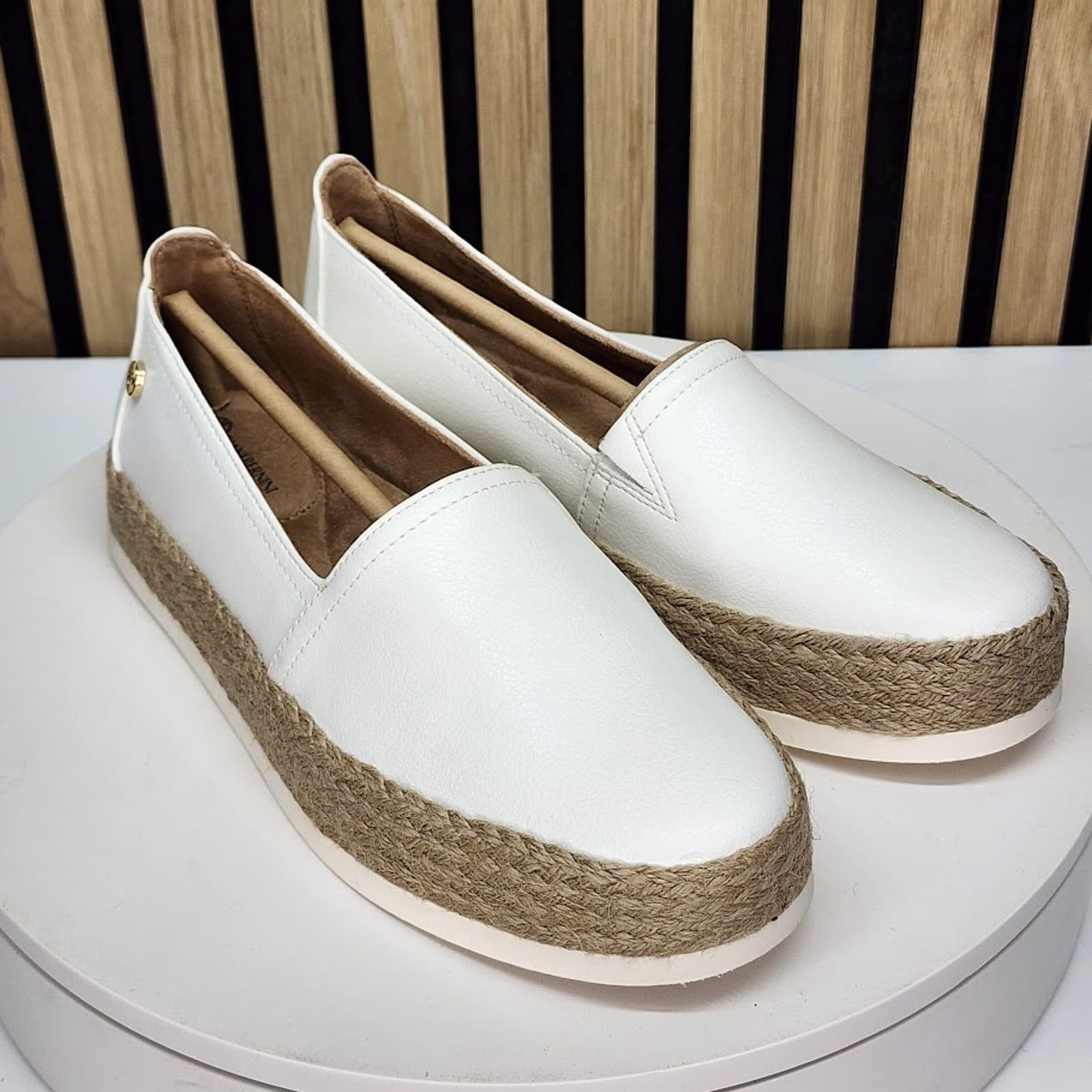 NEW - Giani Bernini Women’s Espadrille Slip On Flats Casual Shoes - Size 12 M